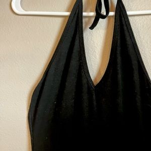 Halter mini dress